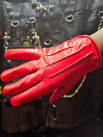 Guantes de cuero de competición (compatibles con teléfonos móviles)