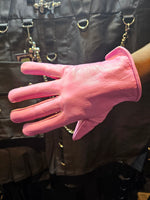 Guantes de cuero de competición (compatibles con teléfonos móviles)