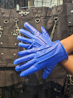 Guantes de cuero de competición (compatibles con teléfonos móviles)