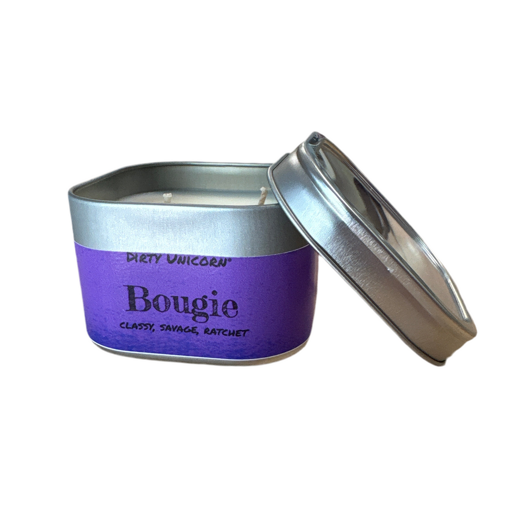 Bougie Square Candle Tin