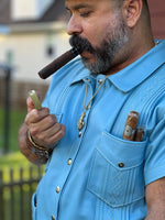 Leather Guayaberas Shirt