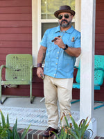 Leather Guayaberas Shirt