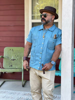 Leather Guayaberas Shirt