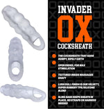 Oxballs INVADER humpity open-end velvety plus+SILICONE rubbery cocksheath