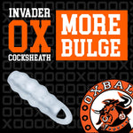 Oxballs INVADER humpity open-end velvety plus+SILICONE rubbery cocksheath