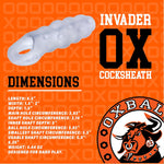 Oxballs INVADER humpity open-end velvety plus+SILICONE rubbery cocksheath