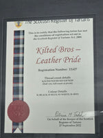 Official Leather Pride Tartan Kilt by KiltedBros