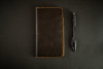 Leather Checkbook Wallet