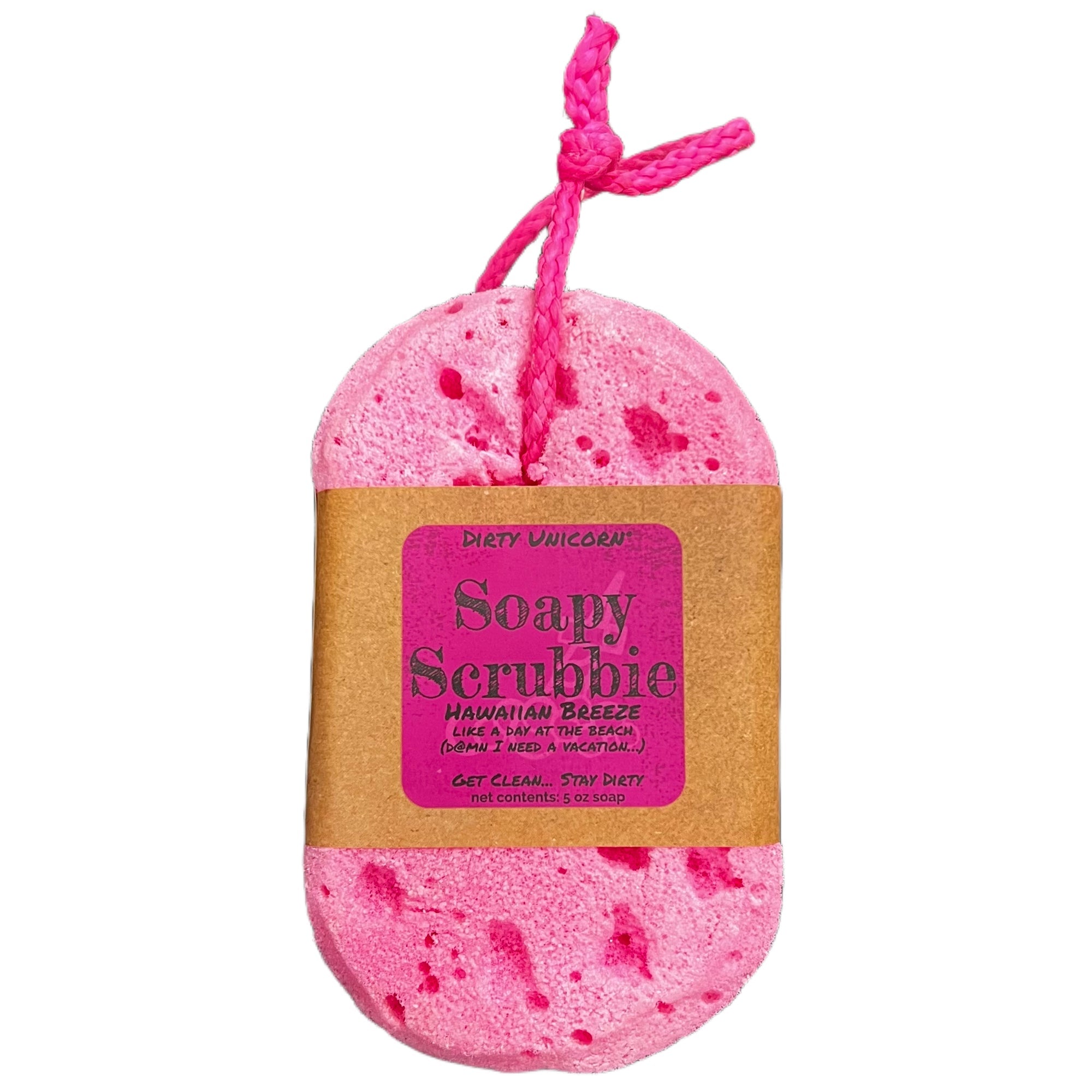 Hawaiian Breeze Soapy Scrubbie