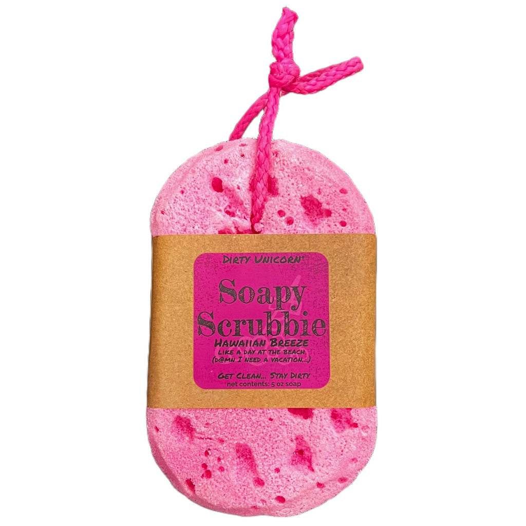 Hawaiian Breeze Soapy Scrubbie