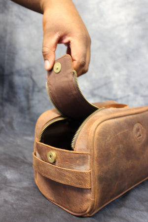 Leather Dopp Kit