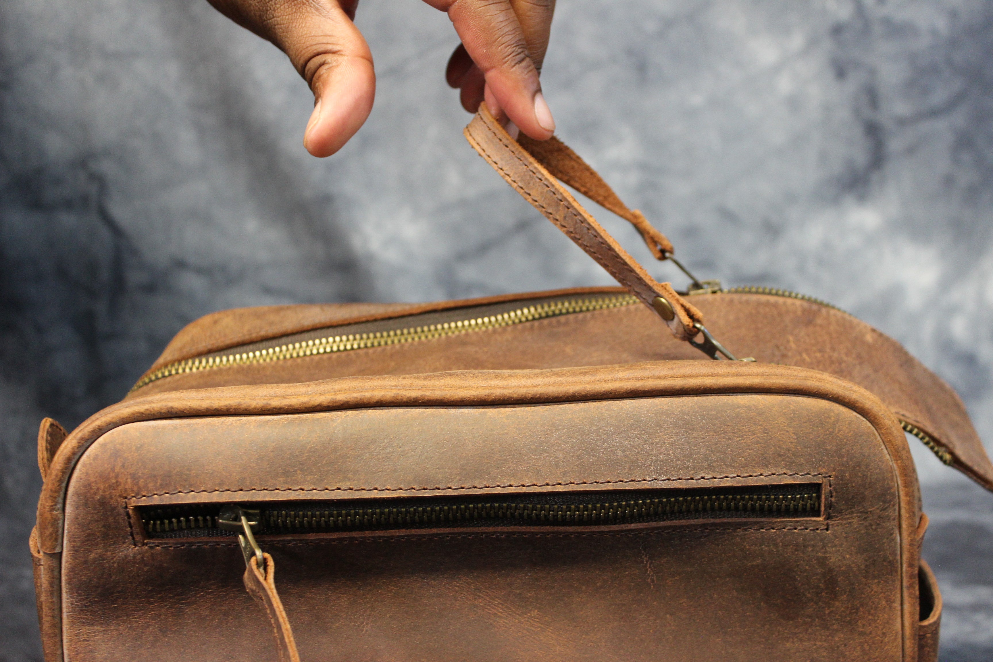 Leather Dopp Kit