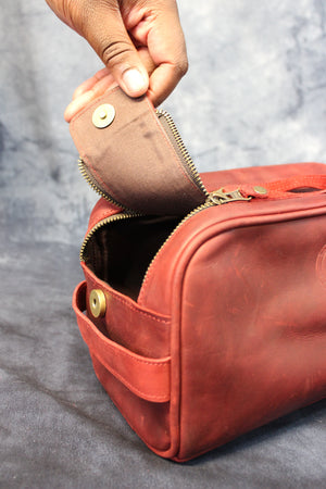 Leather Dopp Kit