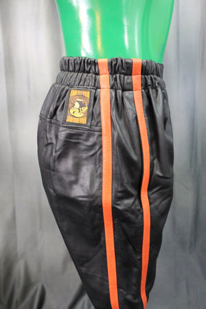 Basketball Shorts in Black and Orange