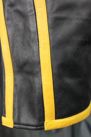 Basketball Shorts in Black and Yellow