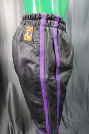 Basketball Shorts in Black and Purple