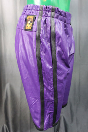 Basketball Shorts in Purple and Black