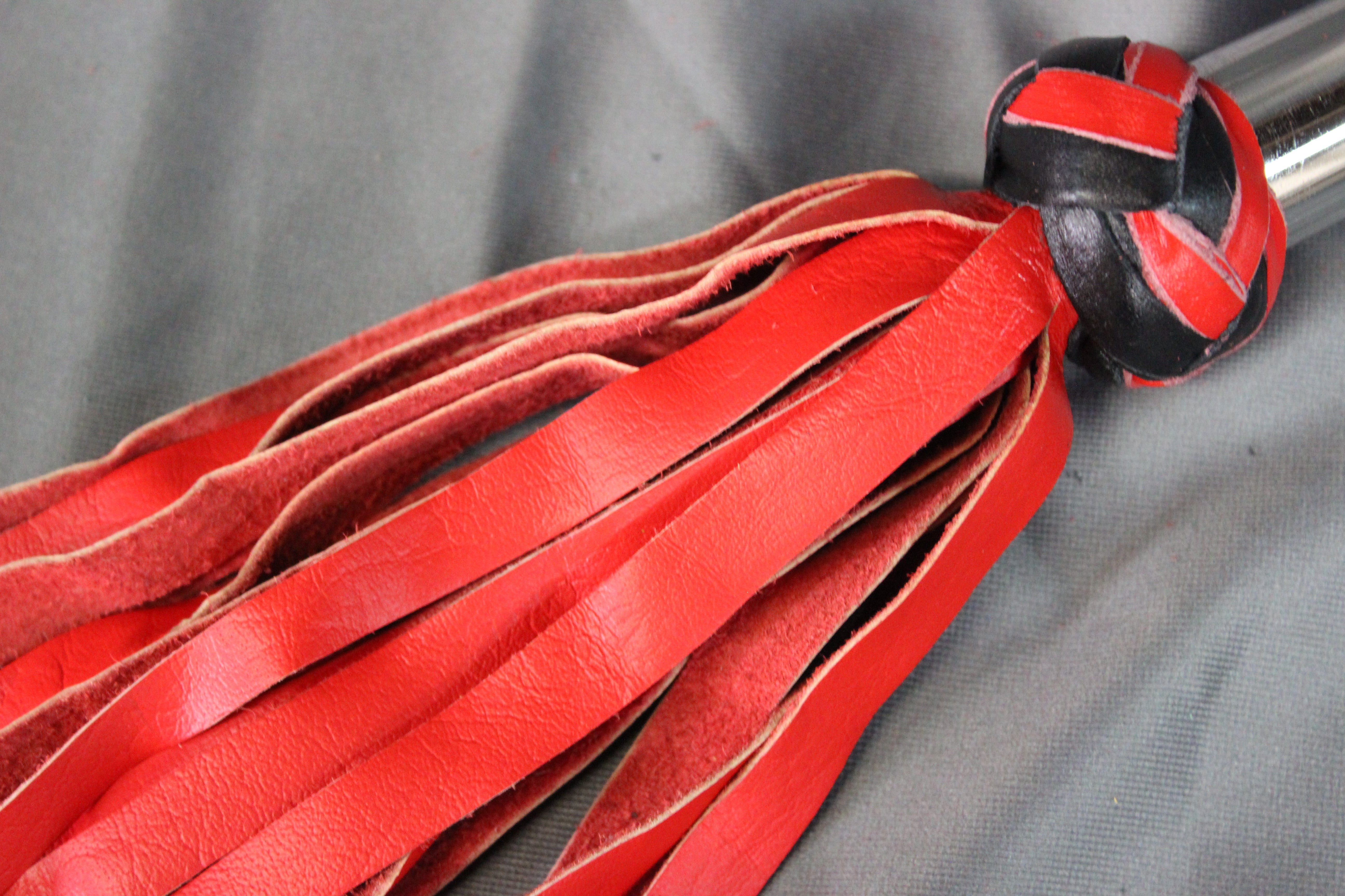 Polished Metal Handle Floggers