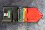 Interchangeable Layered Leather Pocket Flag