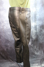 Front Access Leather Pants