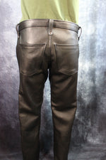Front Access Leather Pants