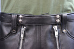 Front Access Leather Pants