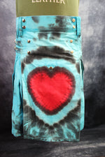 Kilt tie-dye drapeau en cuir par Kilted Bros