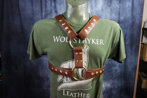 Classic Latigo Extended X Harness with Snaps