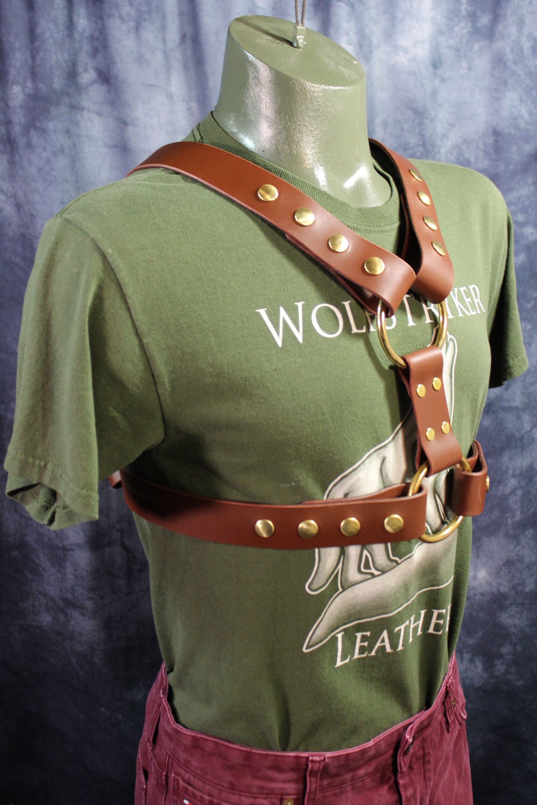 Classic Latigo Extended X Harness with Snaps