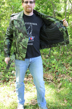 OnF Leather Biker Jackets in Camo