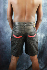 OnF "Chevron" Shorts in Black and Red