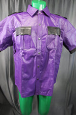 Otter and Fox Leather Formals in Purple with Black Accents