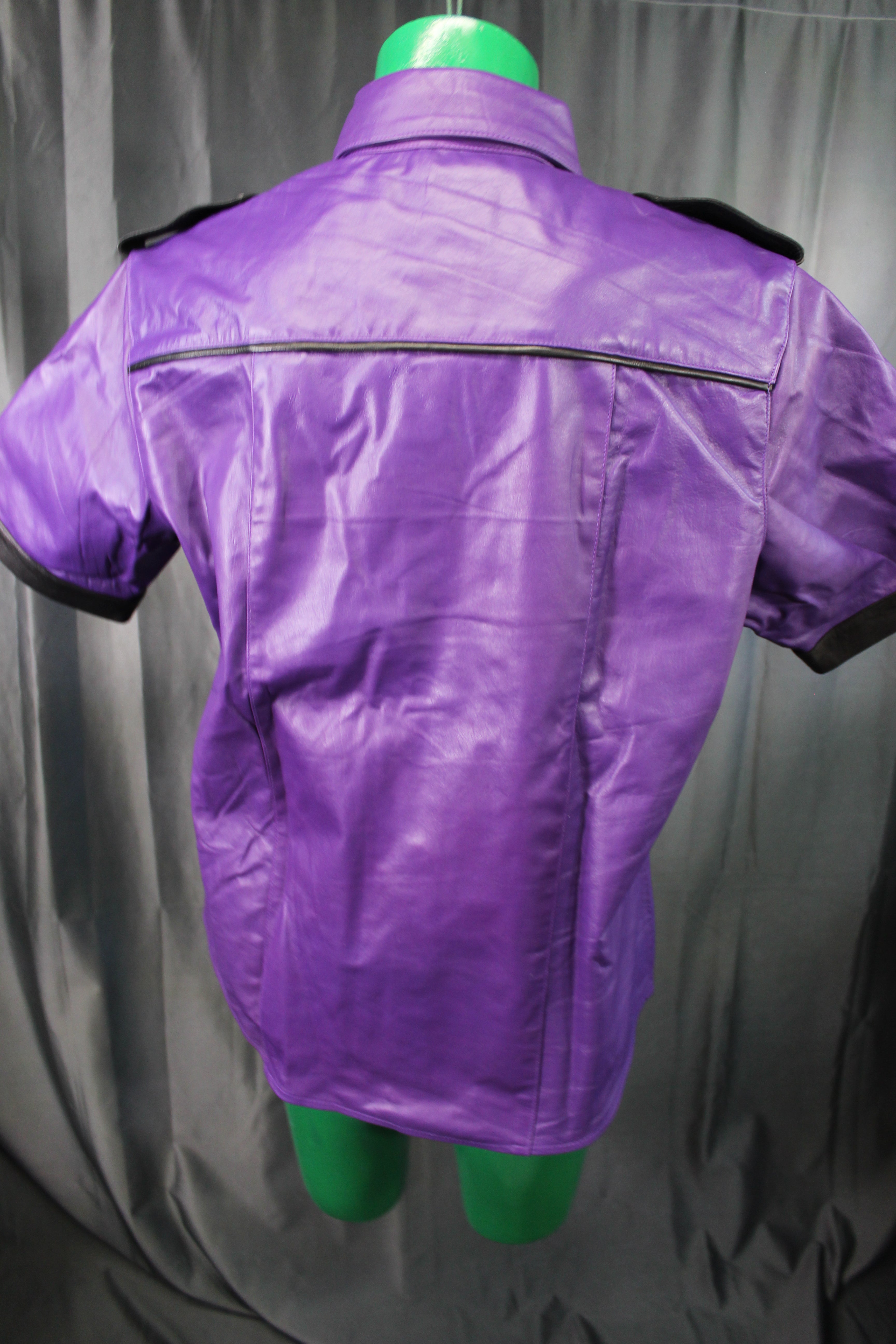 Otter and Fox Leather Formals in Purple with Black Accents