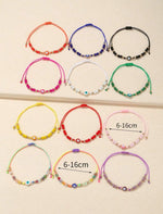 Adjustable Beaded Evil Eye Bracelets – Protection Jewelry in Multiple Colors
