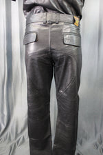 OnF Leather Formal Pants in Black