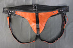 Jock de cuero OnF - Púrpura con detalles en negro