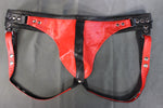 Jock de cuero OnF - Púrpura con detalles en negro