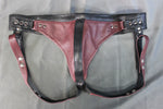 Jock de cuero OnF - Púrpura con detalles en negro