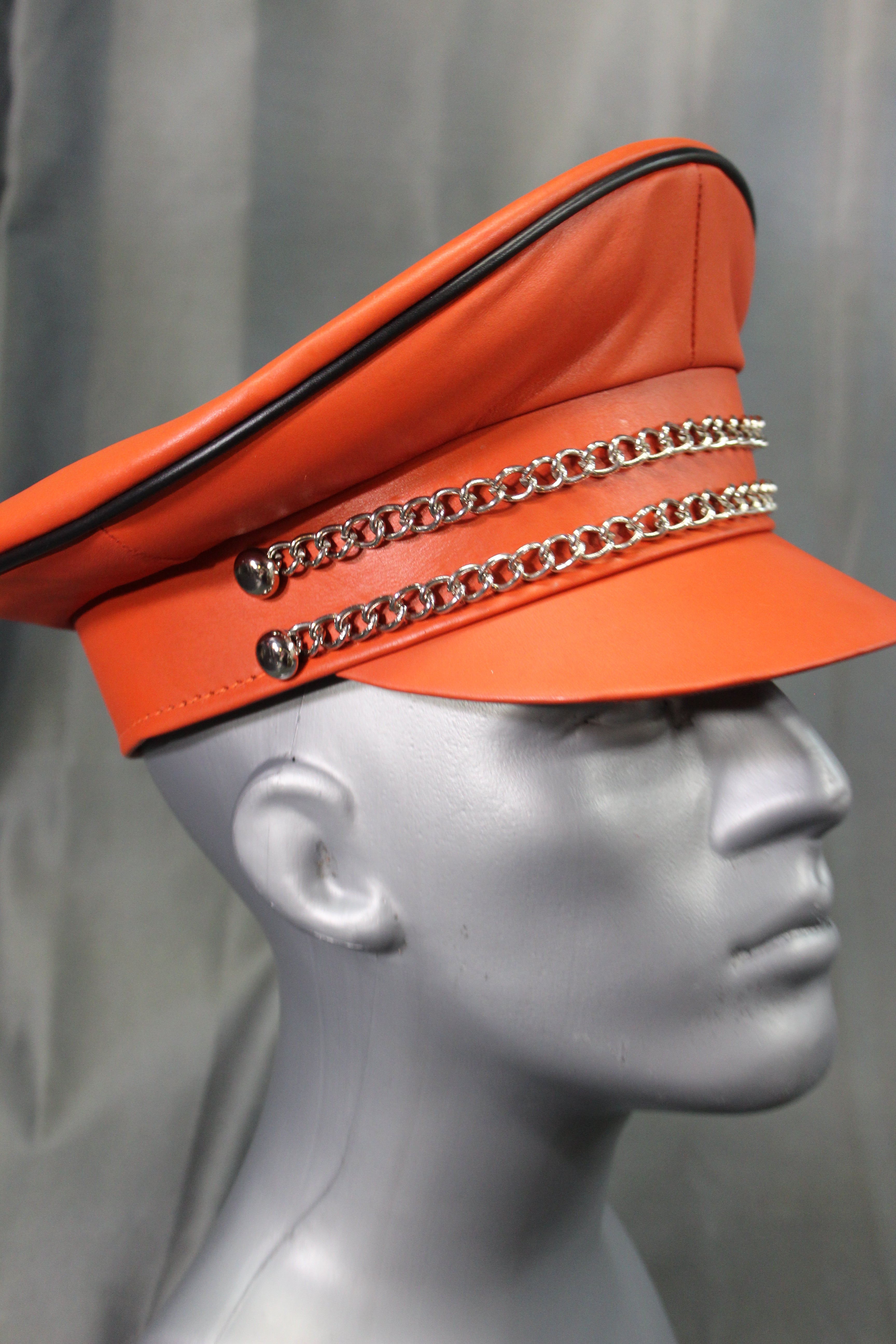 OnF Muir Cap in Orange with Black Trim