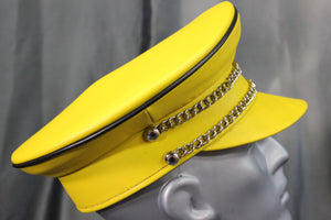 Casquette OnF Muir en jaune avec bordure noire