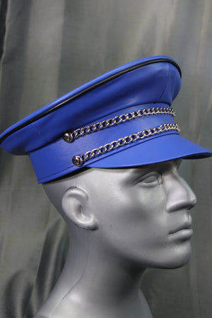 OnF Muir Cap in Blue with Black Trim