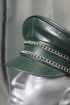 Gorra OnF Muir en verde cazador con ribete negro