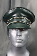 OnF Muir Cap in Hunter Green with Black Trim