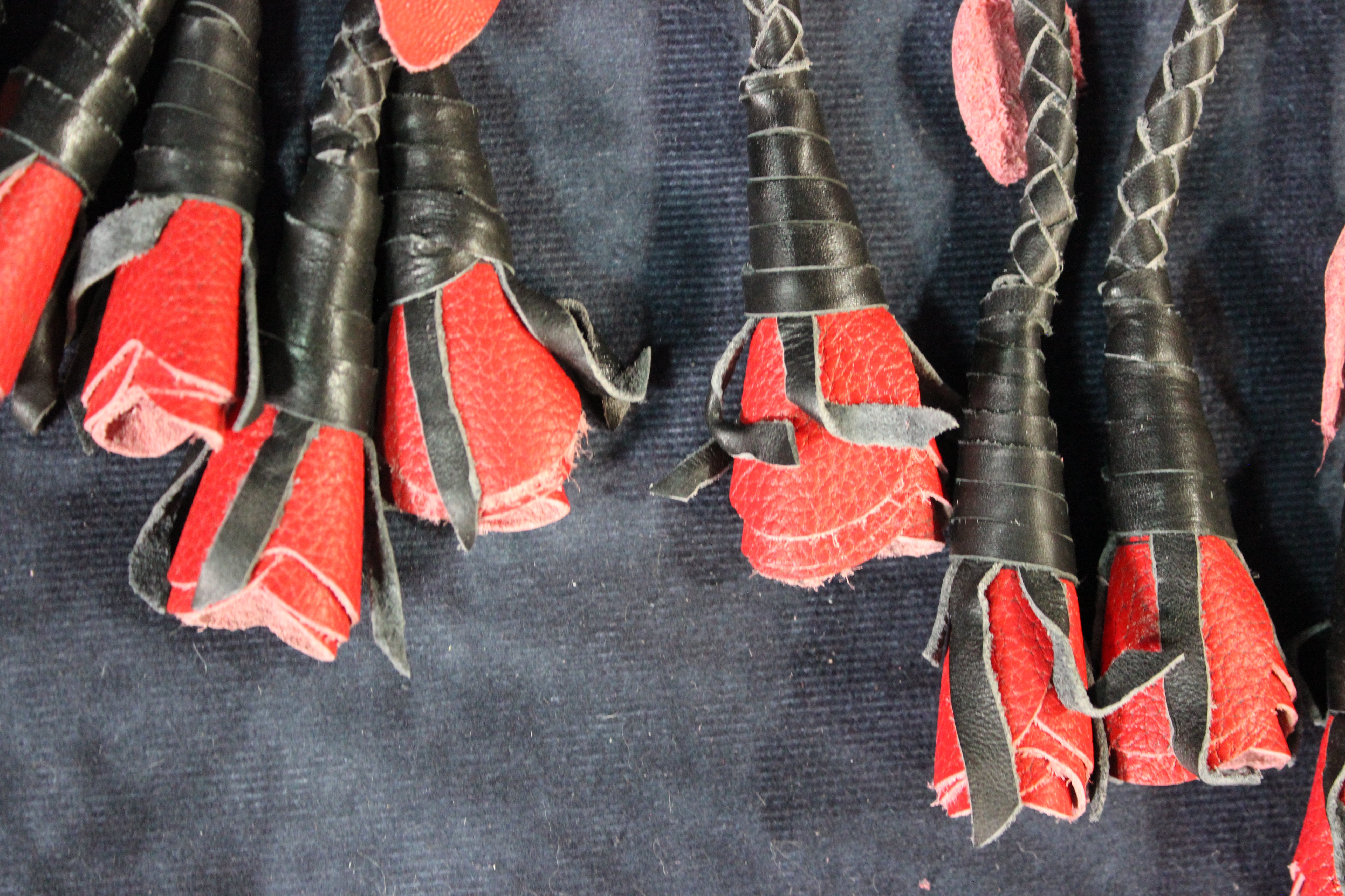 "Kiss of the Rose" Floggers by The Otter and The Fox