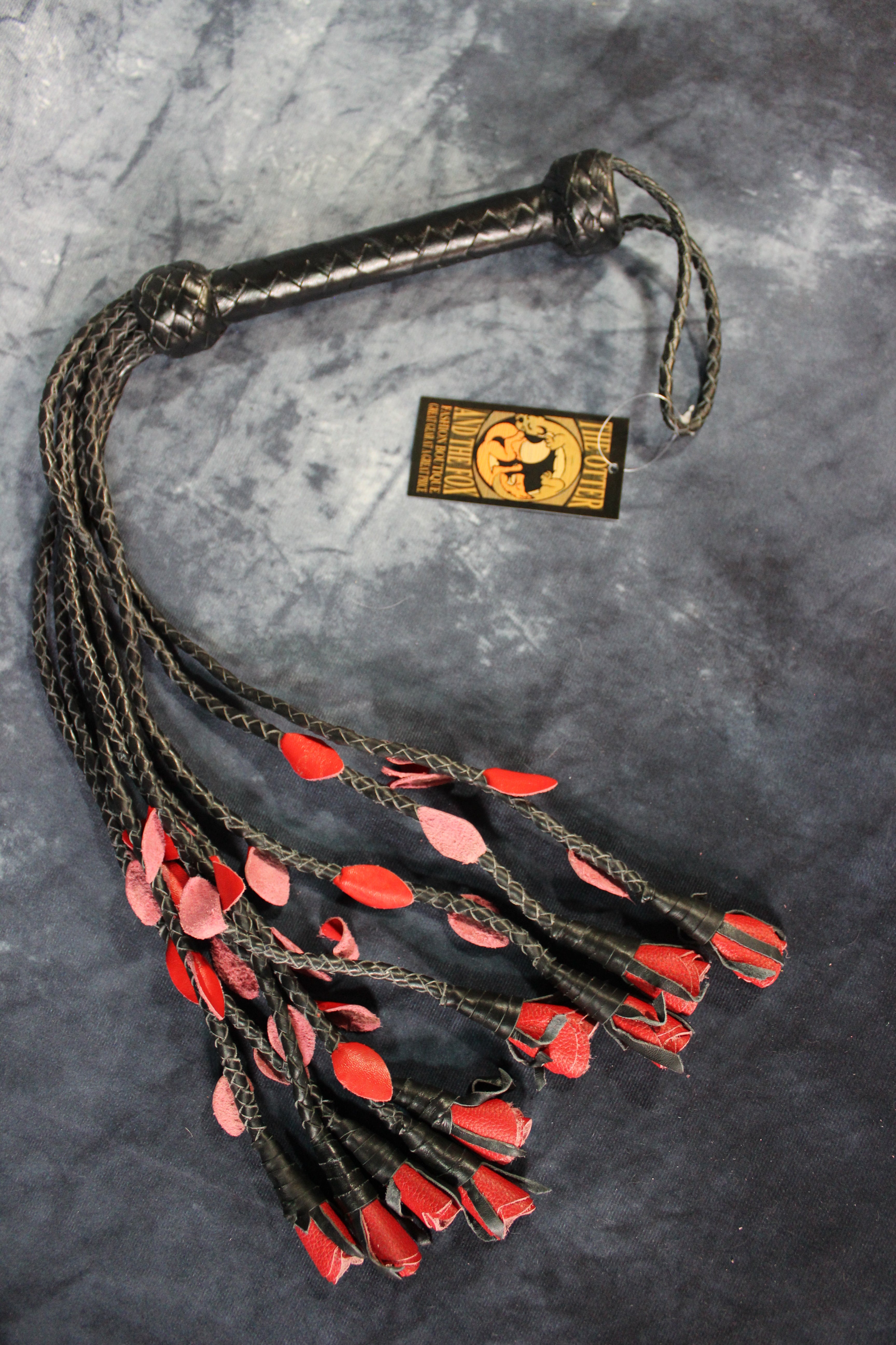 "Kiss of the Rose" Floggers by The Otter and The Fox