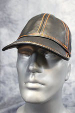 Gorra de béisbol de cuero