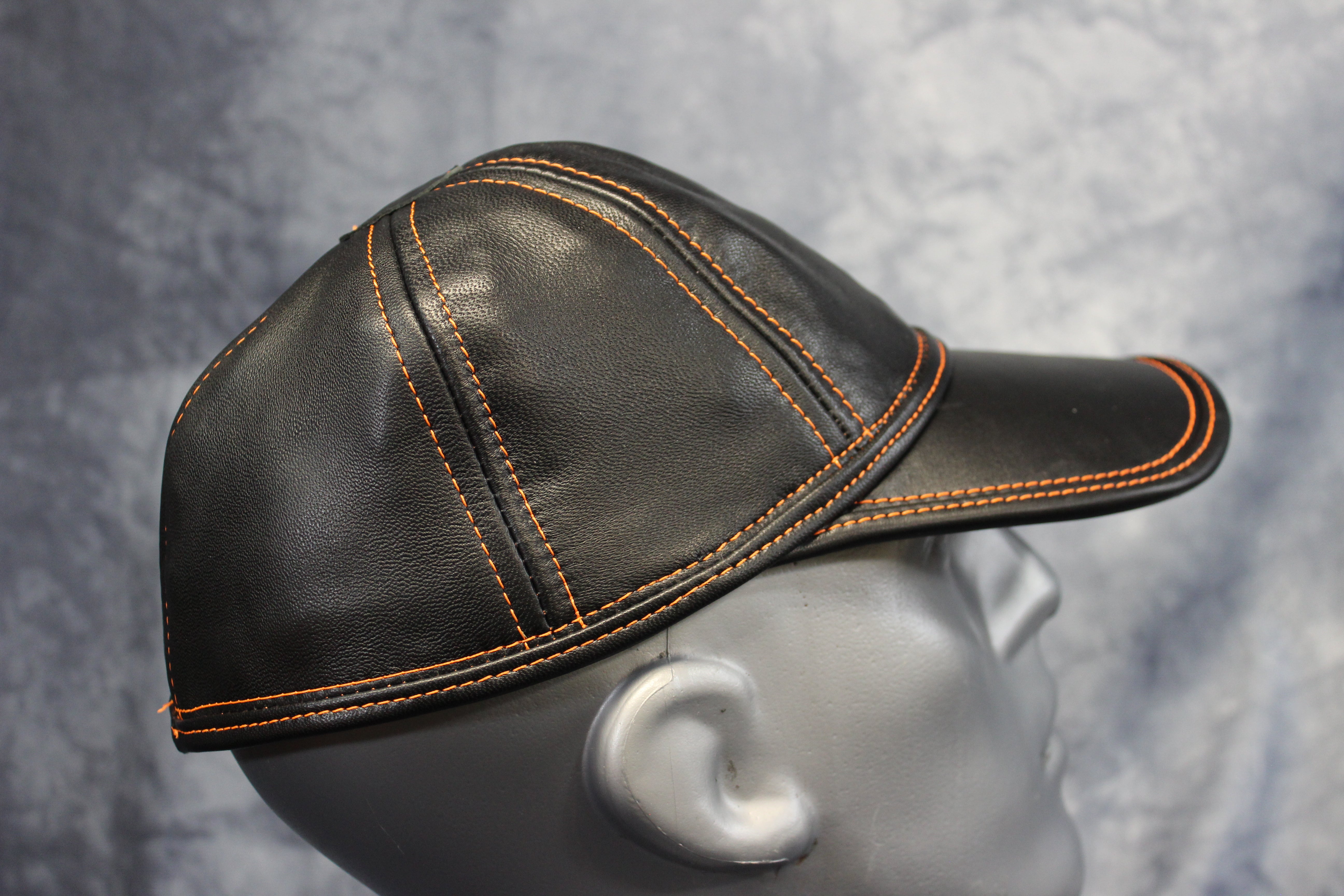 Gorra de béisbol de cuero