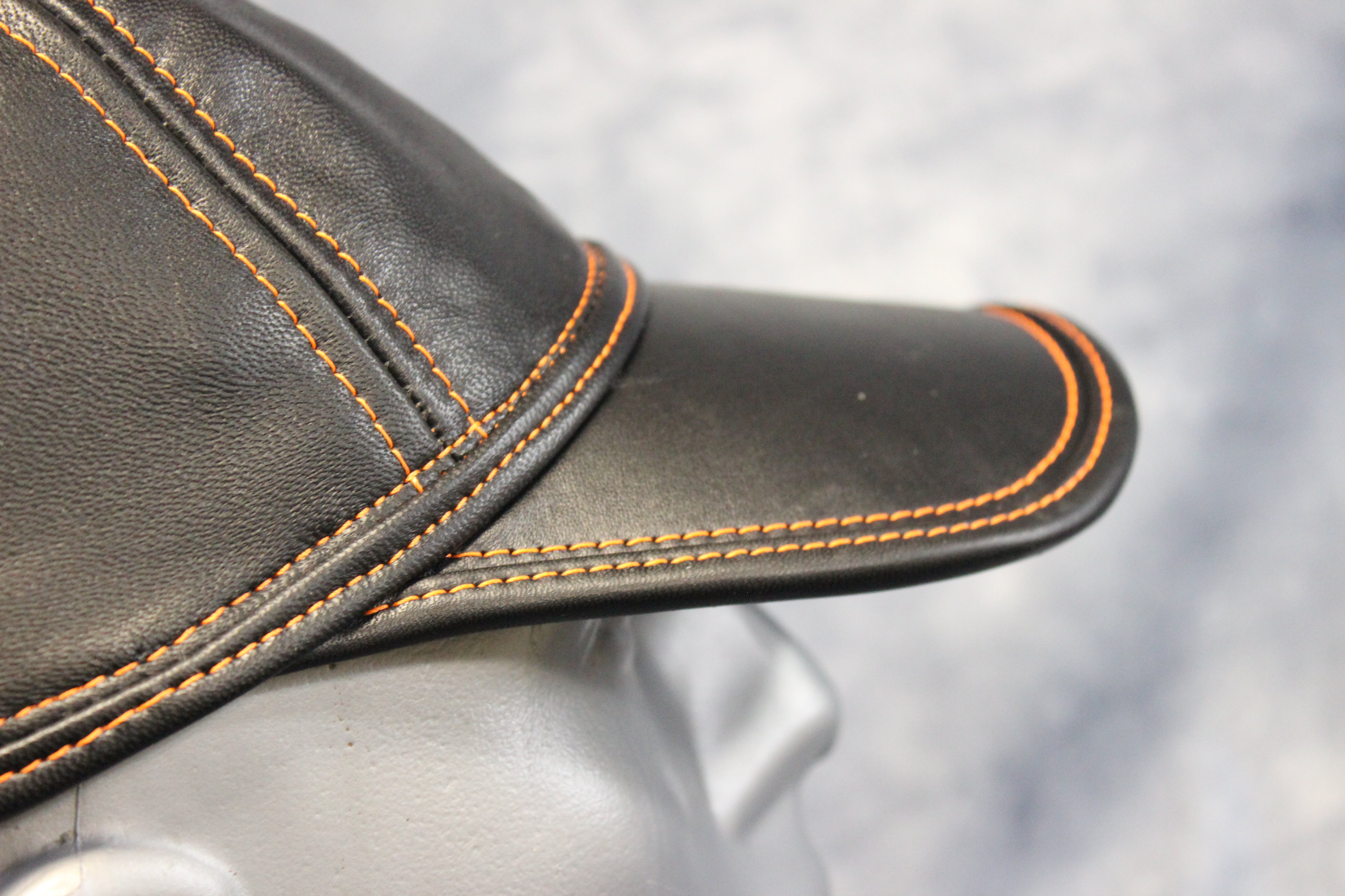 Gorra de béisbol de cuero