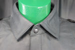 OnF Leather Shirts in Grey with Black Highlights