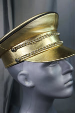 Gorra OnF Muir en dorado con ribete negro